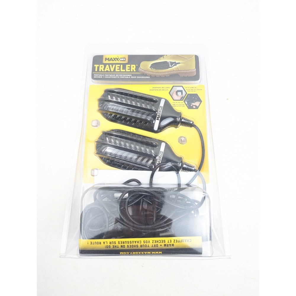 MaxxDry Traveler Portable‎ Footwear Dryer / Warmer - Black